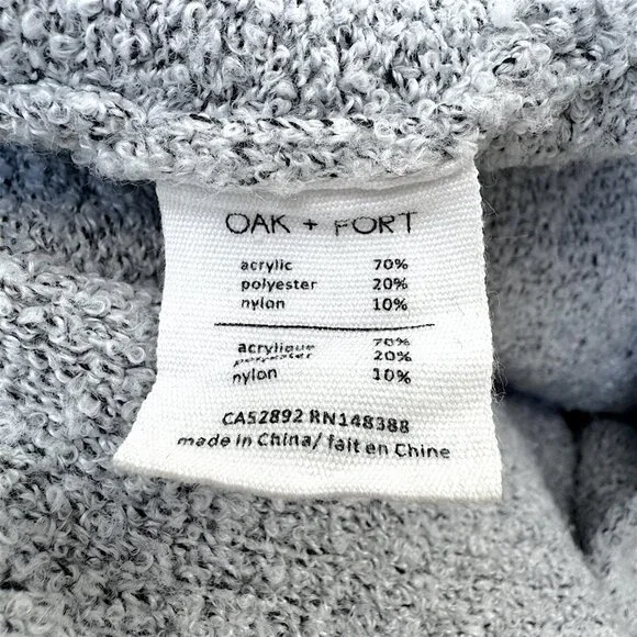 OAK + FORT | M | Open Front Longline Cardigan | Minimalist | Classic | Casual - Picture 4 of 16